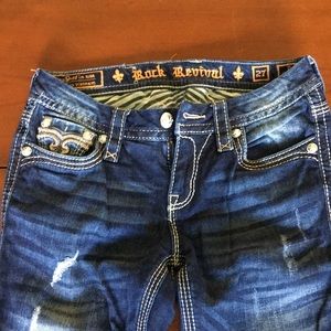 Rock Revival. Size 27. Drew boot cut. Distressed.